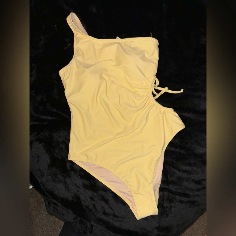 Joe Fresh Yellow One Piece Swimsuit